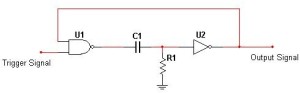 Mono-Stable Multi-Vibrator电路