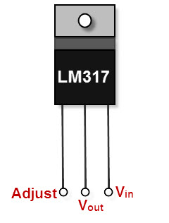 LM317电压调节器
