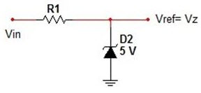 齐纳二极管作为电压参考