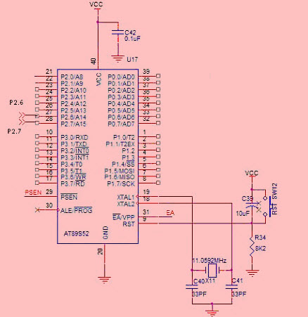 具有8051微控制器的接口I2C BUS-EEPROM