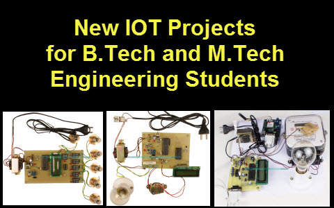 B.Tech和M.Tech工程学生的新型物联网项目