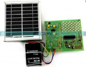 太阳能LED路灯具有自动亮度控制