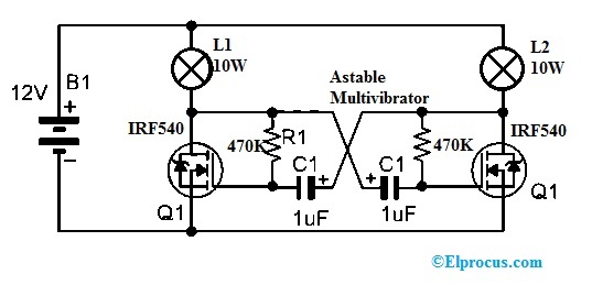 IRF540N MOSFET电路