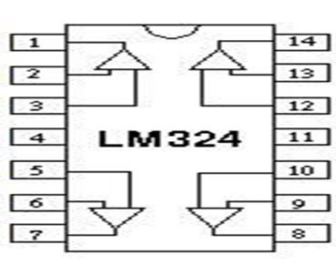 LM324 IC引脚图